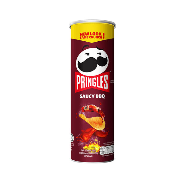 Pringles Saucy BBQ Potato Crisps 102g (highest price)