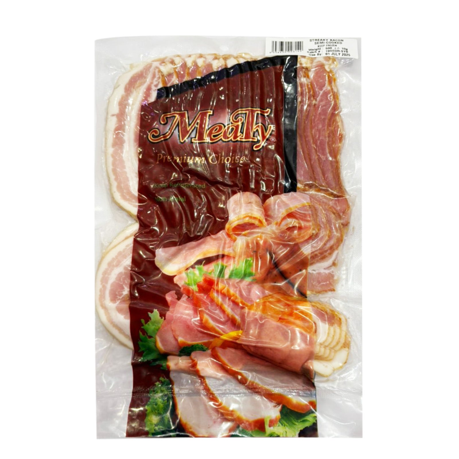 [NON-HALAL] Full Glory Streaky Bacon 500g