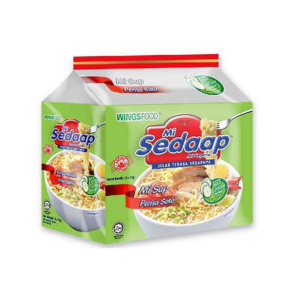 Mi Sedaap Soto Flavour Instant Noodle 75g x 5 (highest price)