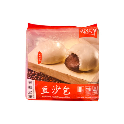 [NON-HALAL] Red Bean Paste Steamed Bun 1pack