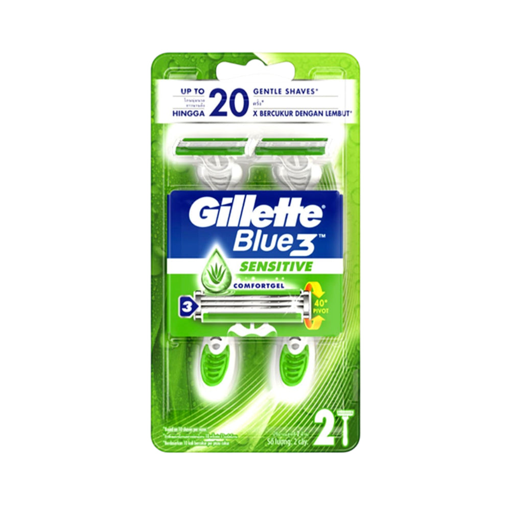 Gillette Blue 3 Sensitive 2pcs/pack