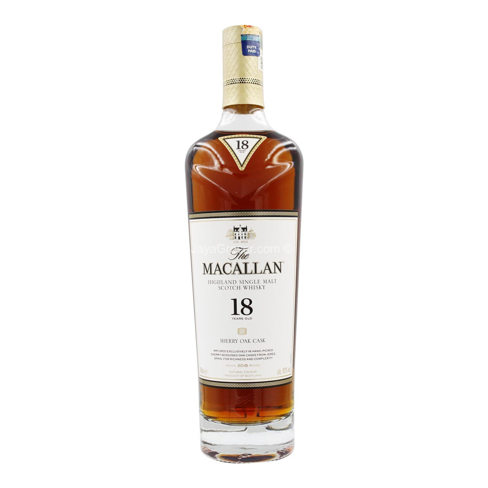 The Macallan 18 Years Sherry Oak 700ml