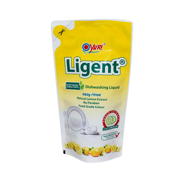 Ligent Lemon Dishwashing Refill 600ml x 2