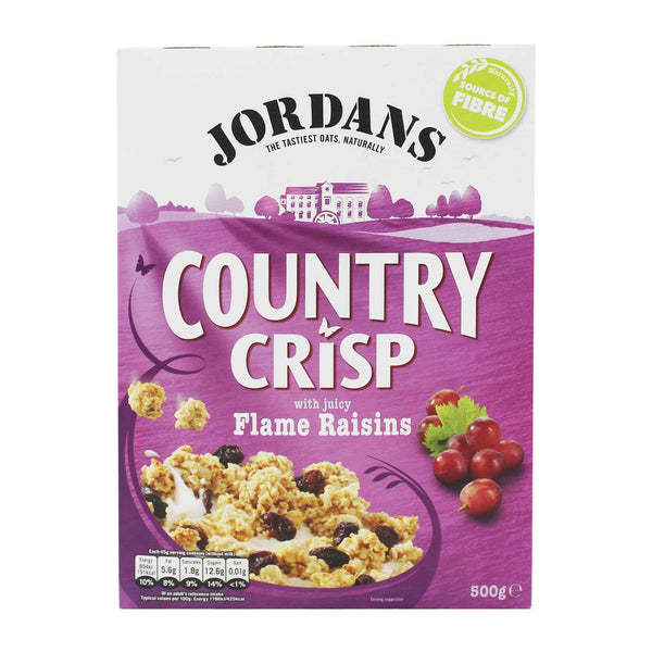 JORDANS COUNTRY CRISP FLAME RAISIN500G*1
