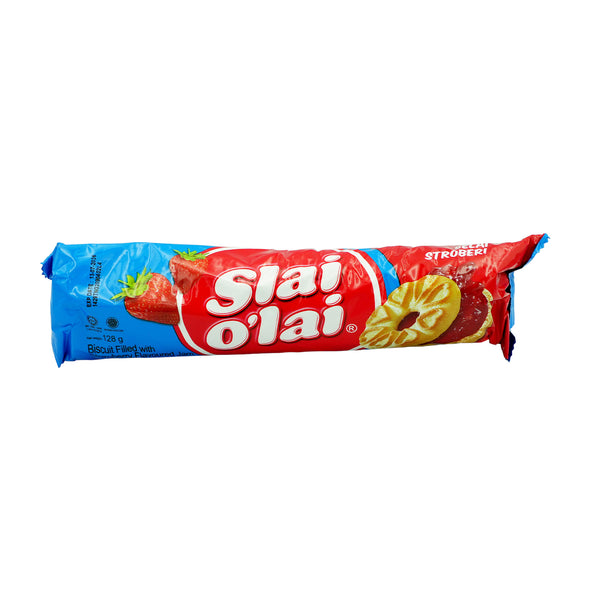 Slai Olai Milk Biscuit Filled with Strawberry 128g (highest price)