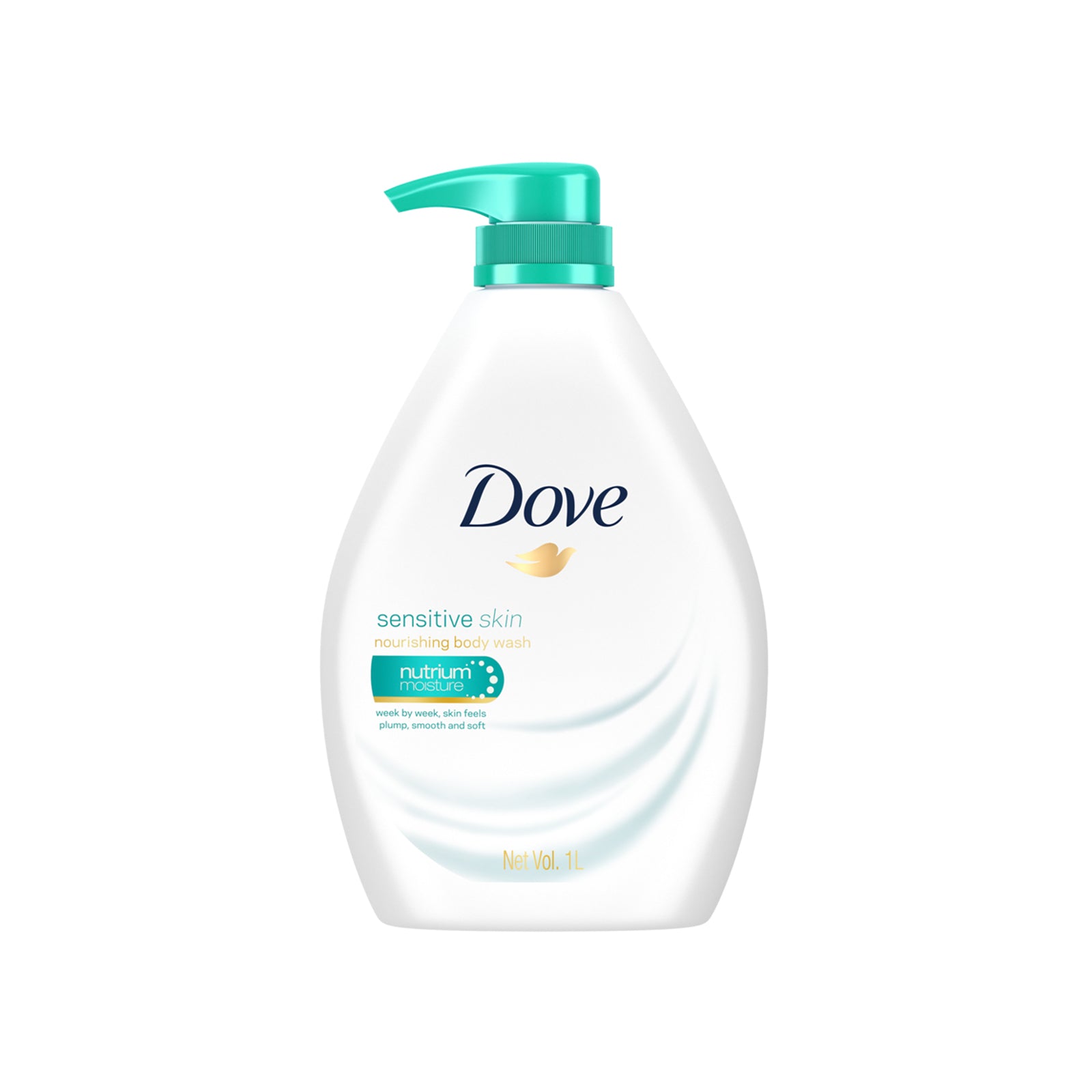 Dove Bodywash Sensitive Sea Shower Gel 1L