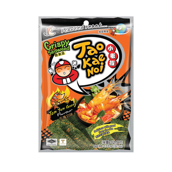 Tao Kae Noi Big Bang Tom Yum Goong Flavour Grilled Seaweed 32g (highest price)