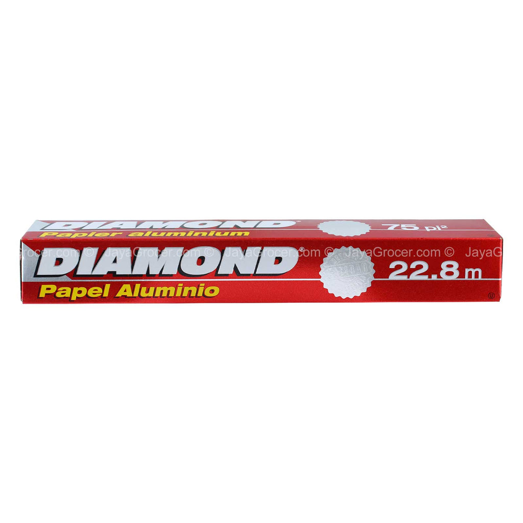 Diamond Aluminium Foil 75feet 22.8m x 30.4cm 1pack