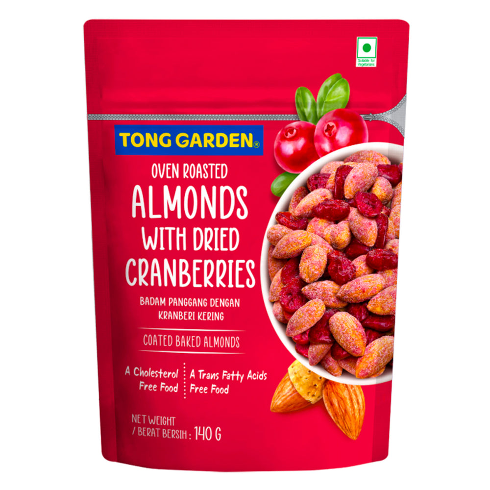 Tong Garden Almonds with Dried Cranberries 140g