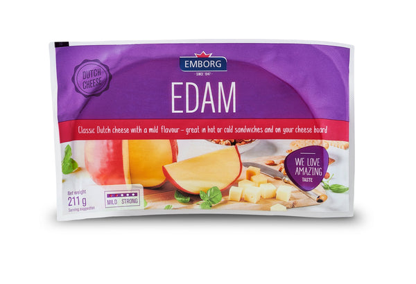 Emborg Edam Wedges Cheese 211g (highest price)