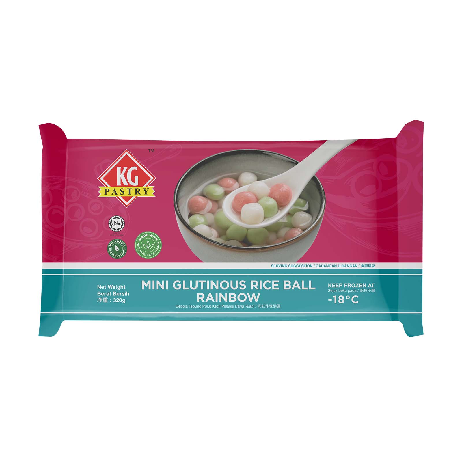 KG Mini Rainbow Rice Ball  320g