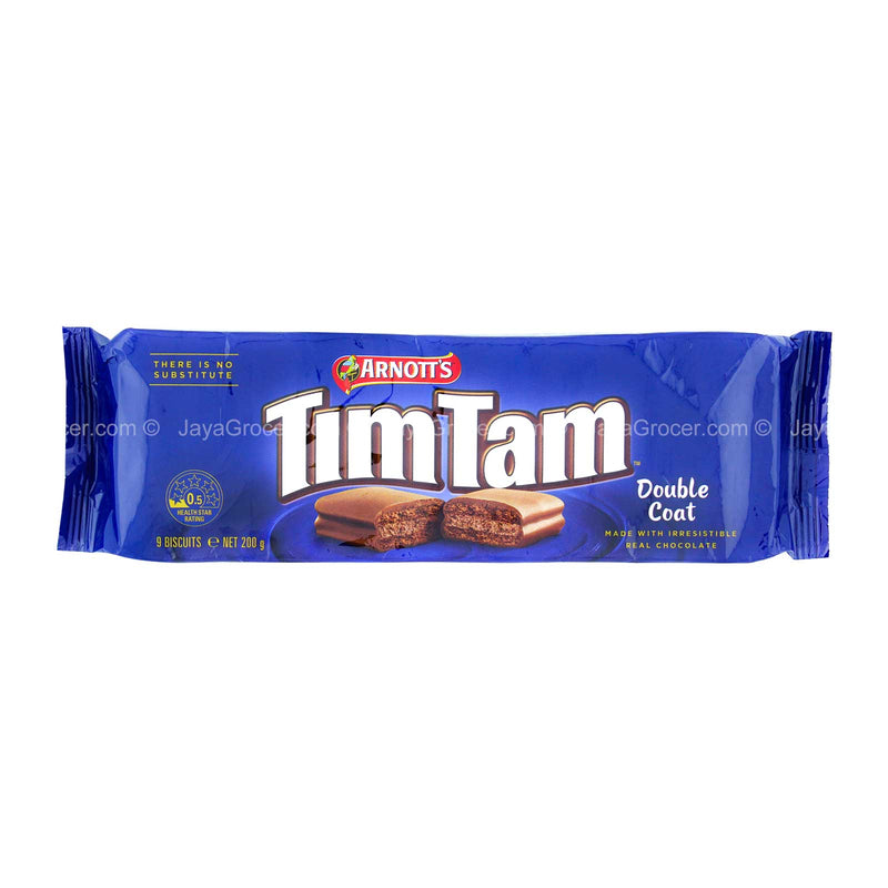 Arnotts Choc Tim Tam Double Coat  Biscuits 200g