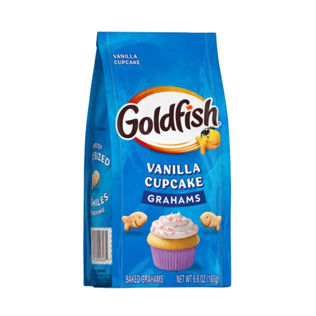 Pepperidge Farm Goldfish Baked Grahams Snack Vanilla Cupcake Crackers 187g