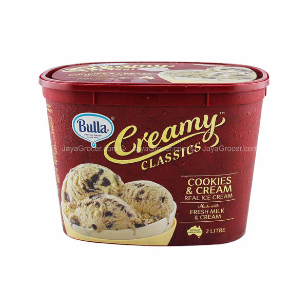 Bulla Creamy Classic Cookies and Cream Ice Cream Tub 2L (highest price)