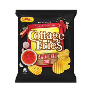 Wise Cottage Fries Sweet Thai Chilli Crinkle Cut Potato Chips 50g