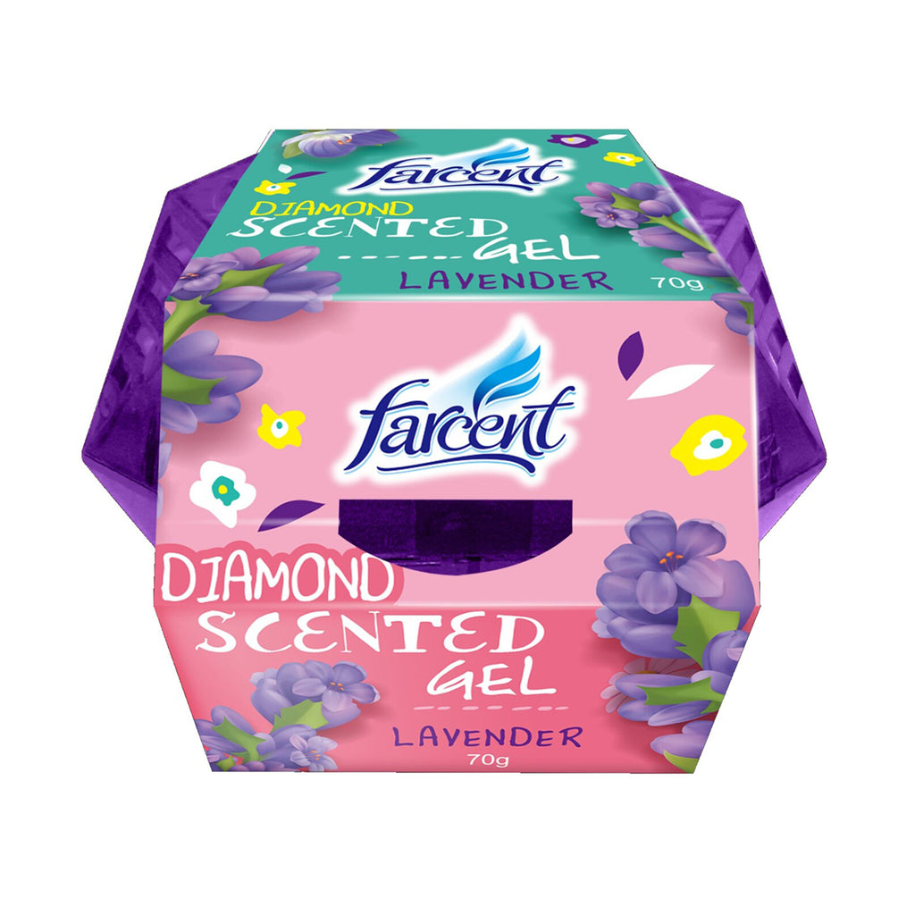 Farcent Scented Gel Lavender Air Freshener 70g