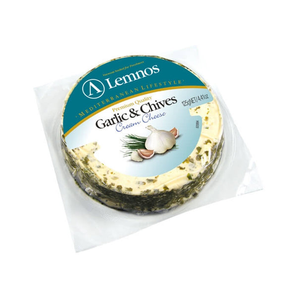 Lemnos Premium Quality Garlic and Chives Cream Cheese 125g (highest price)