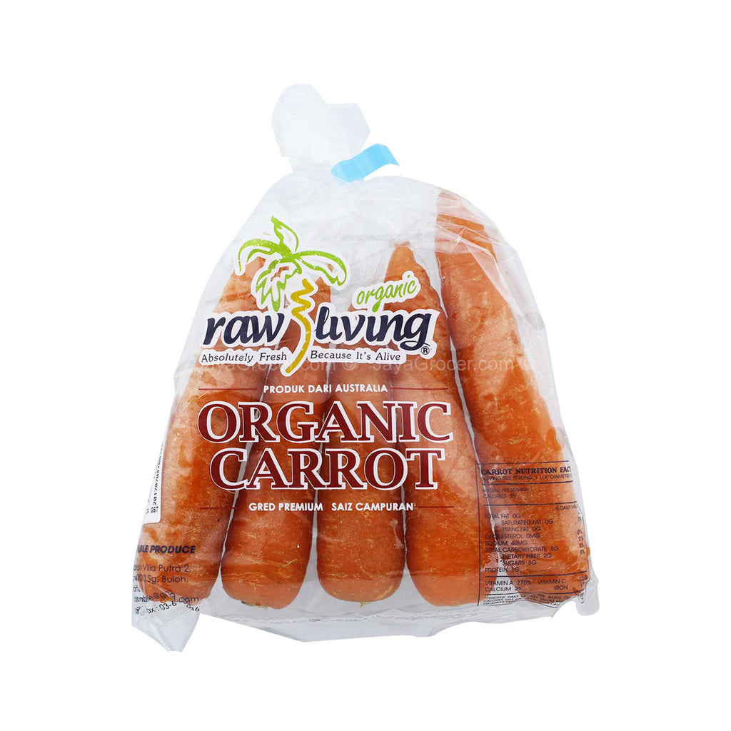 Raw & Living Organic Small Carrot (Australia) 250g