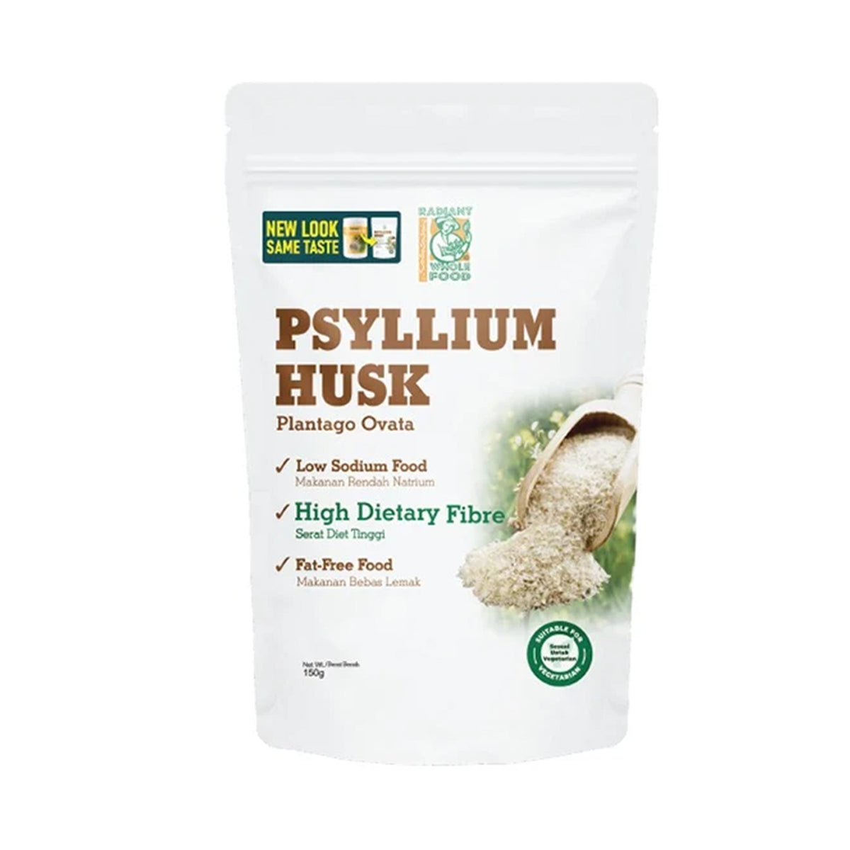 Radiant Whole Food Psyllium Husk 150g