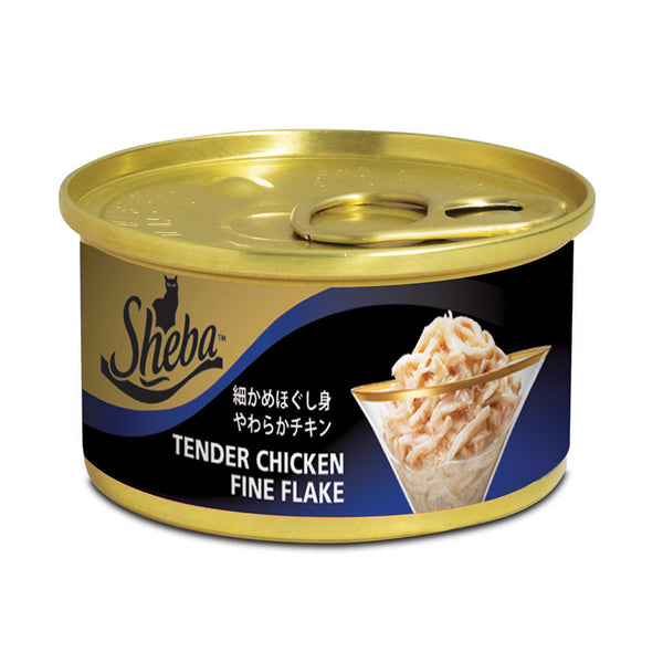 Sheba Cat Food (Tender Chicken Fine Flakes) 85g