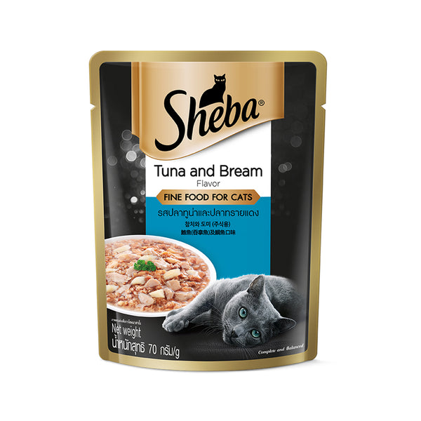Sheba Pouch Tuna And Bream Pouch 70g (highest price)