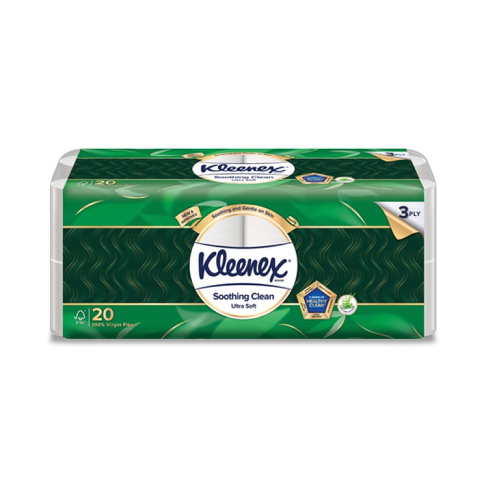 Kleenex Aloe Vera Clean Care Toilet Tissues 20sheets