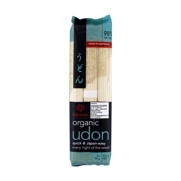 Hakubaku Organic Udon 270g (highest price)