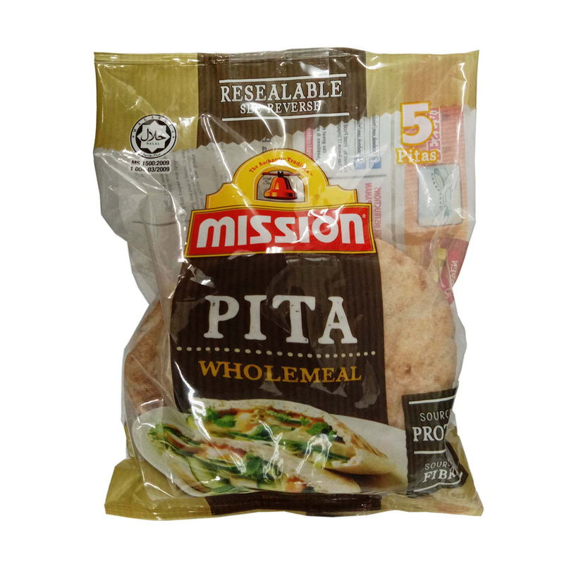 Mission Wholemeal Pita Bread 400g