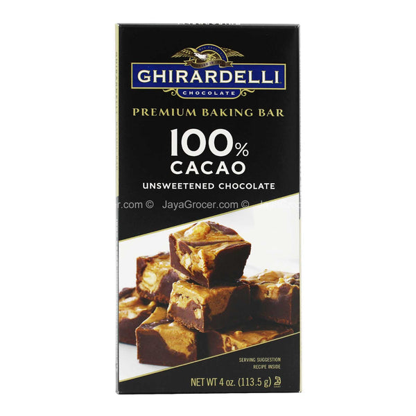 GHIR 100% COCOA UNSWT BAR 4OZ *1 (highest price)
