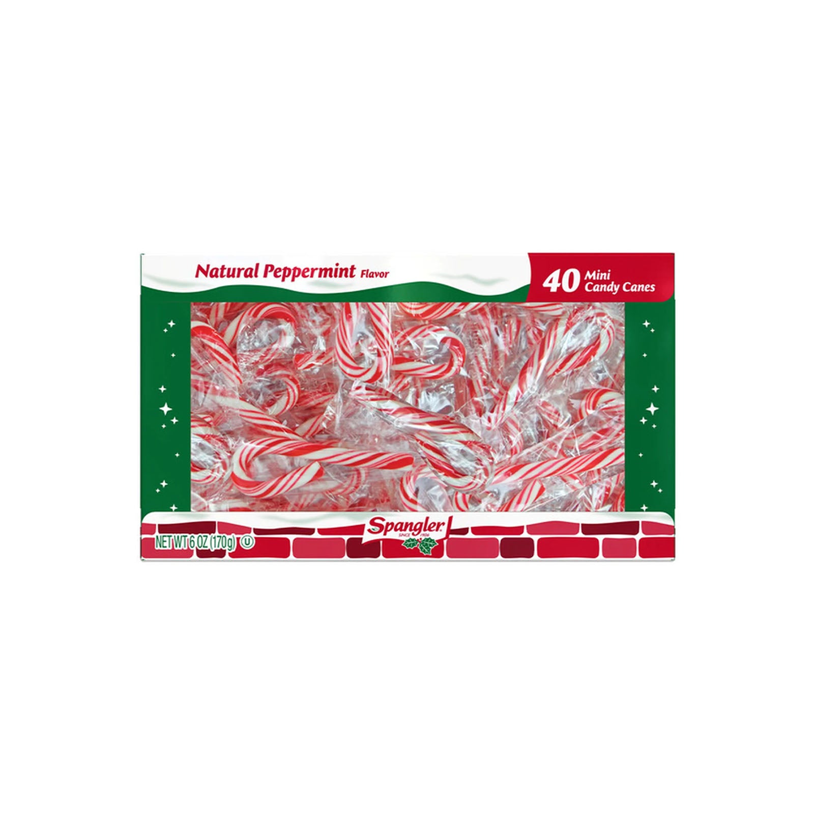 Spangler Mini Peppermint Candy Canes 170g