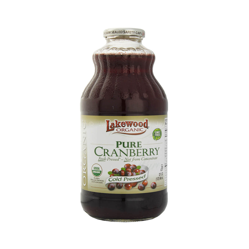 Lakewood Organic Pure Cranberry Fruit Juice 946ml