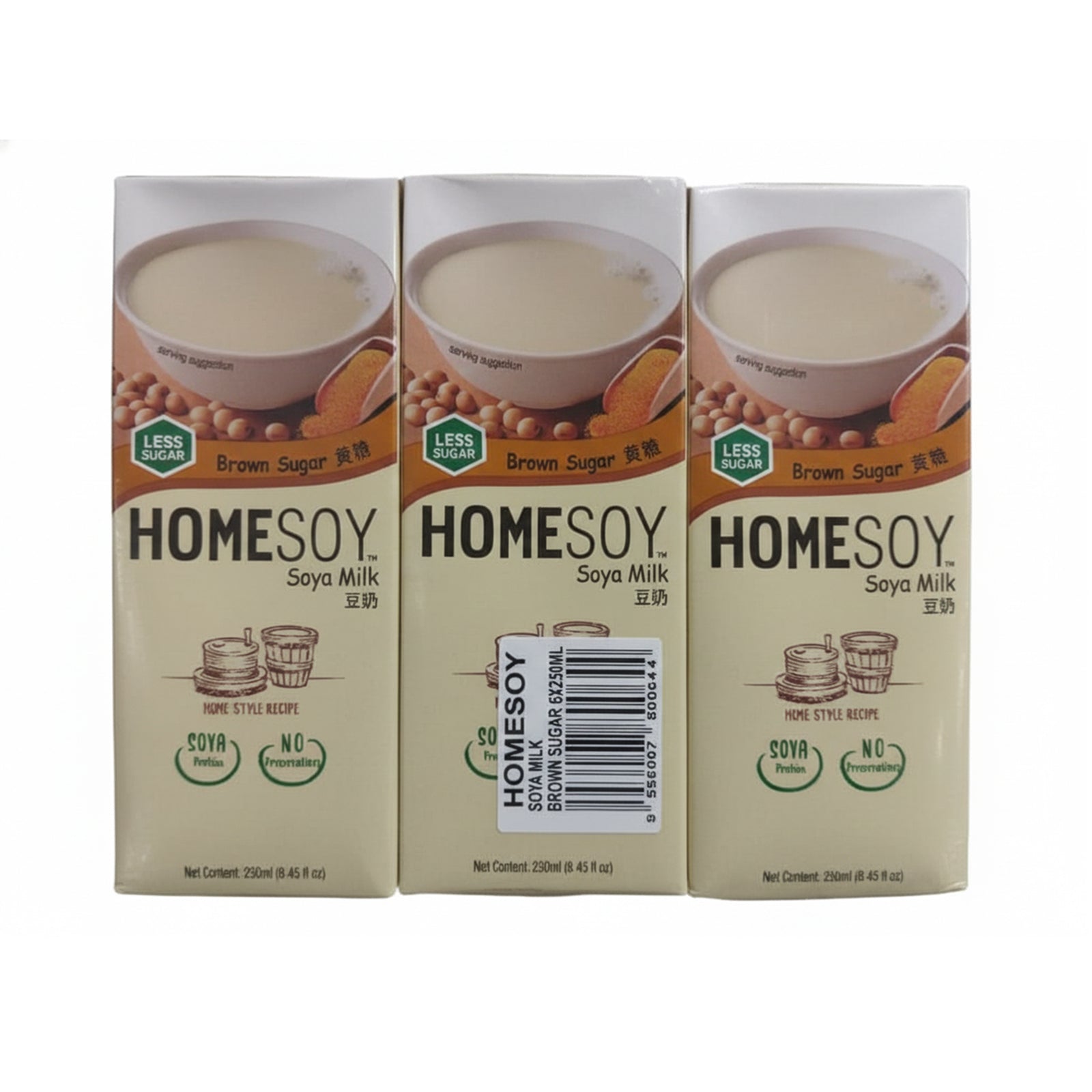 Homesoy Soya Milk Brown Sugar 250ml x 6