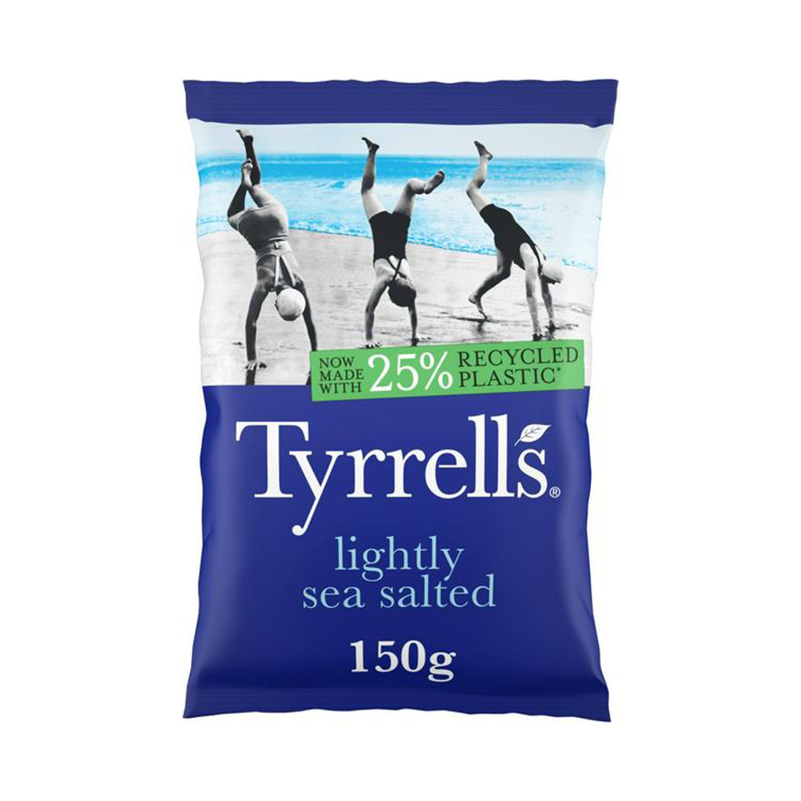 Tyrells Lightly Sea Salted Potato Chips 150g