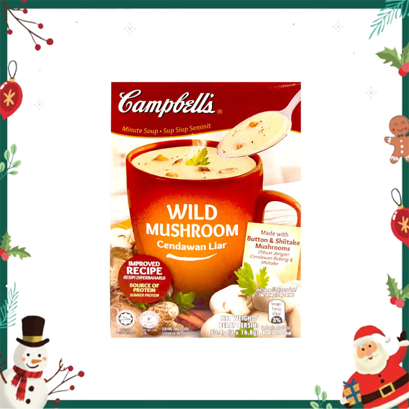 Campbells Wild Mushroom Instant Soup 16.8g x 3