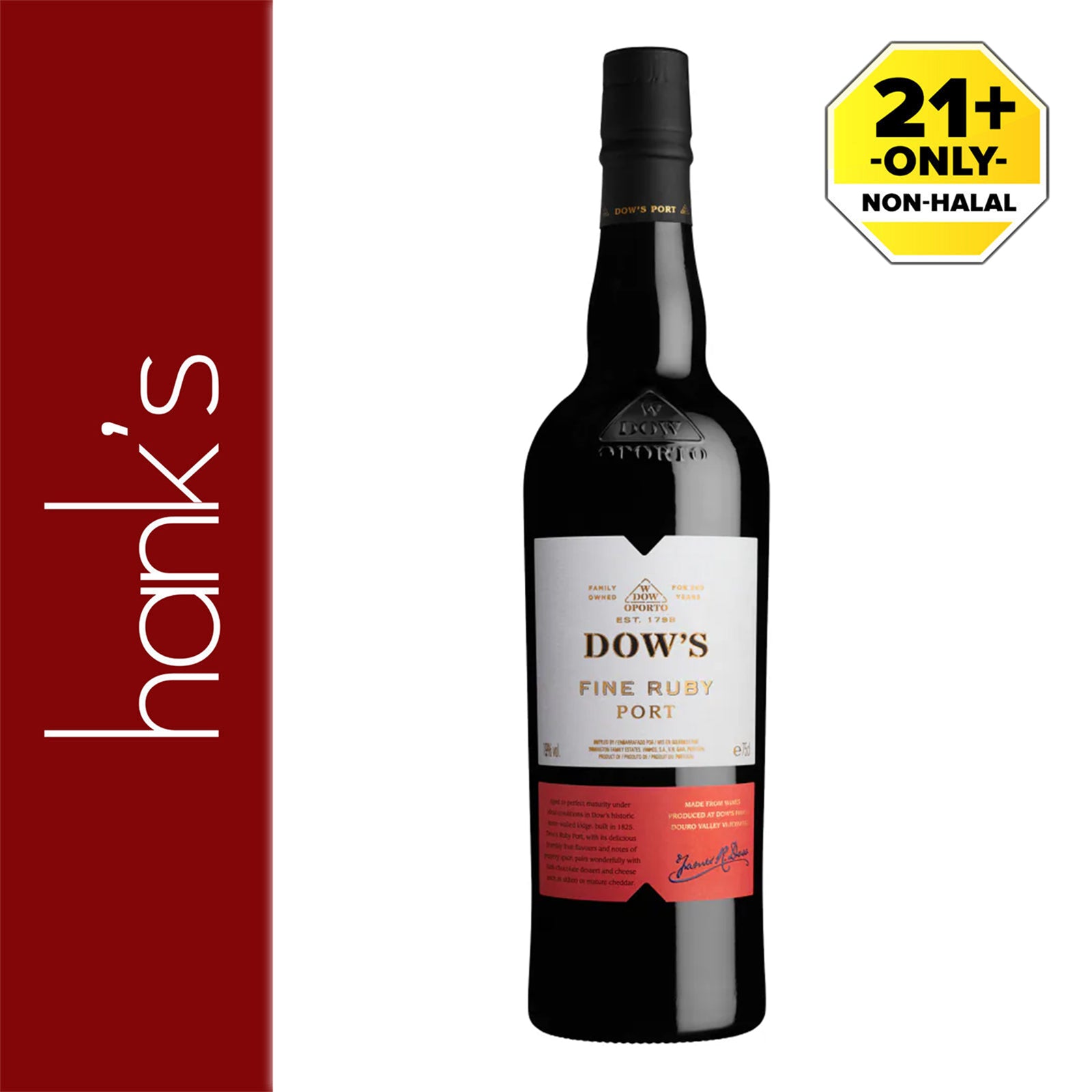 Dows Fine Ruby Port 750ml