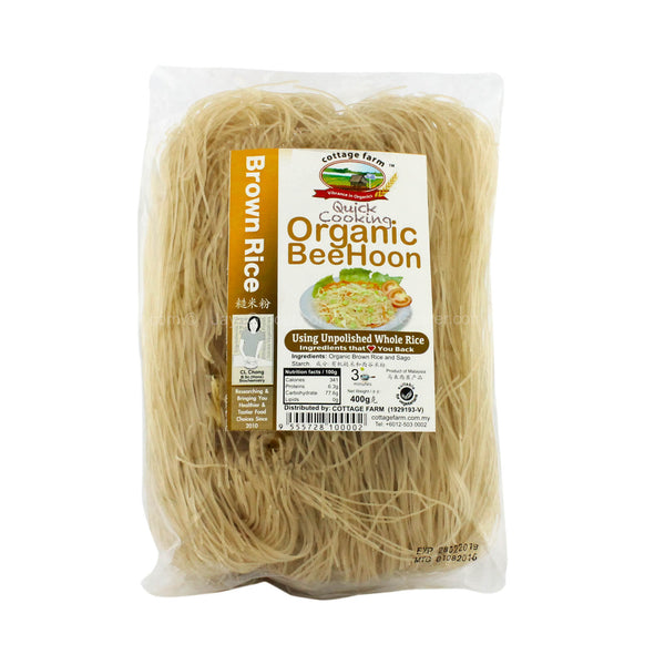 Cottage Farm Organic Unpolished Brown Rice Vermicelli 400g (highest price)