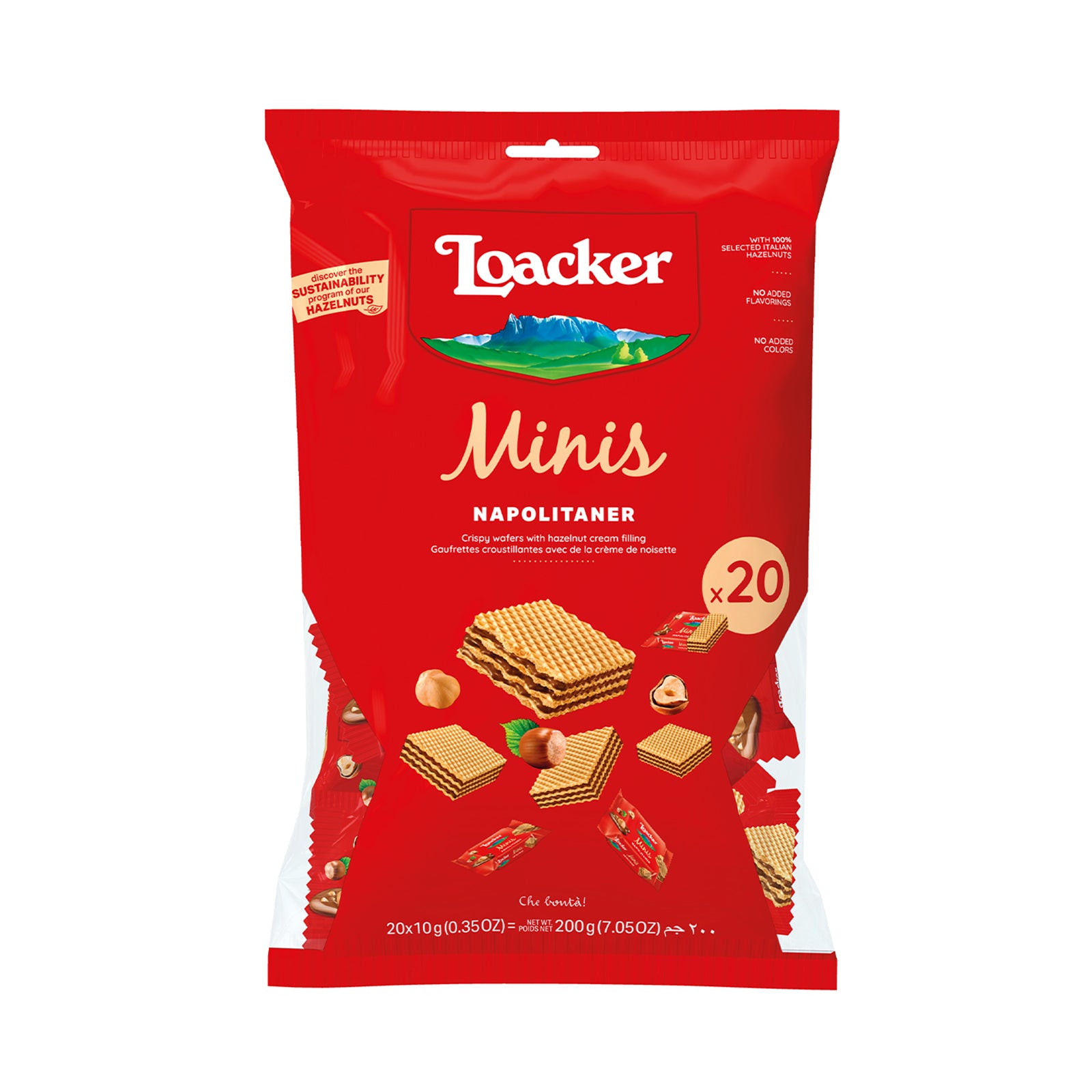 Loacker Minis Napolitaner Biscuit 200g