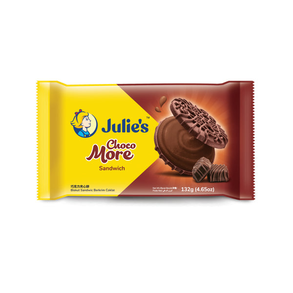 Julies Choco More Sandwich Cookies 132g (highest price)
