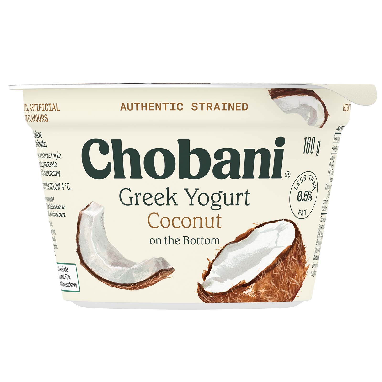 Chobani Greek Coconut Yogurt Pouch 160g