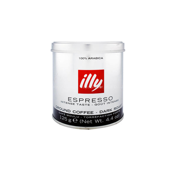 Illy Dark Ground Coffee 125g (highest price)