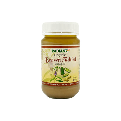Radiant Organic Brown Tahini (Unhulled) 375g
