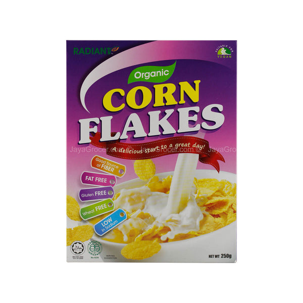 Radiant Whole Food Organic Corn Flakes 250g (highest price)