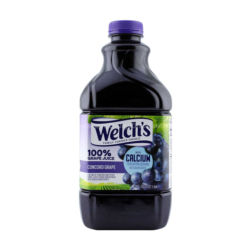 Welchs 100% Purple Grape Juice with Calcium 1.89L