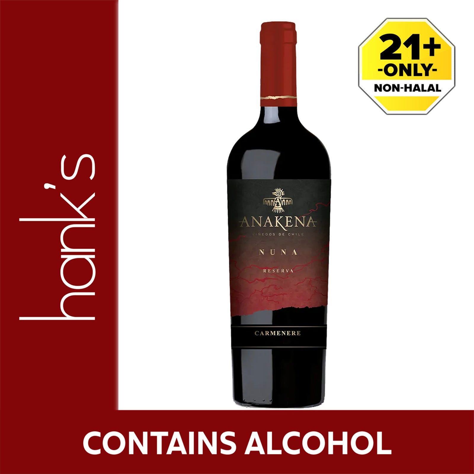 Anakena Carmenere Wine 750ml