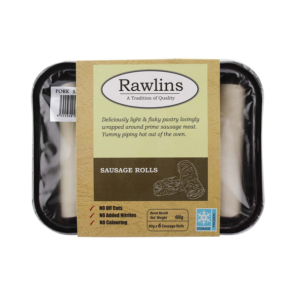 [NON-HALAL] Rawlins Sausage Rolls 6pcs/pack