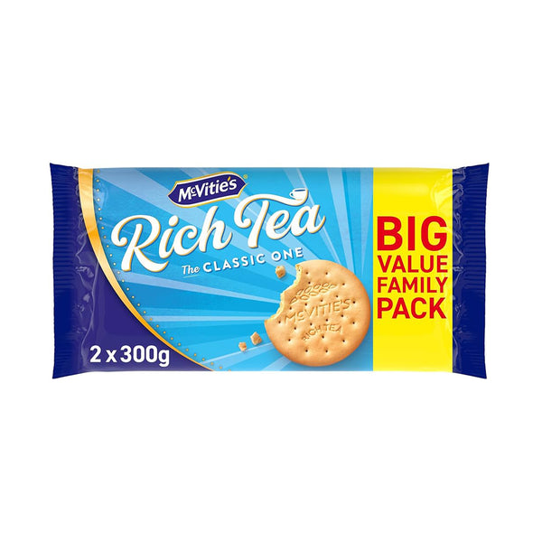 McVities Rich Tea Classic Biscuits (Twin Pack) 600g (highest price)