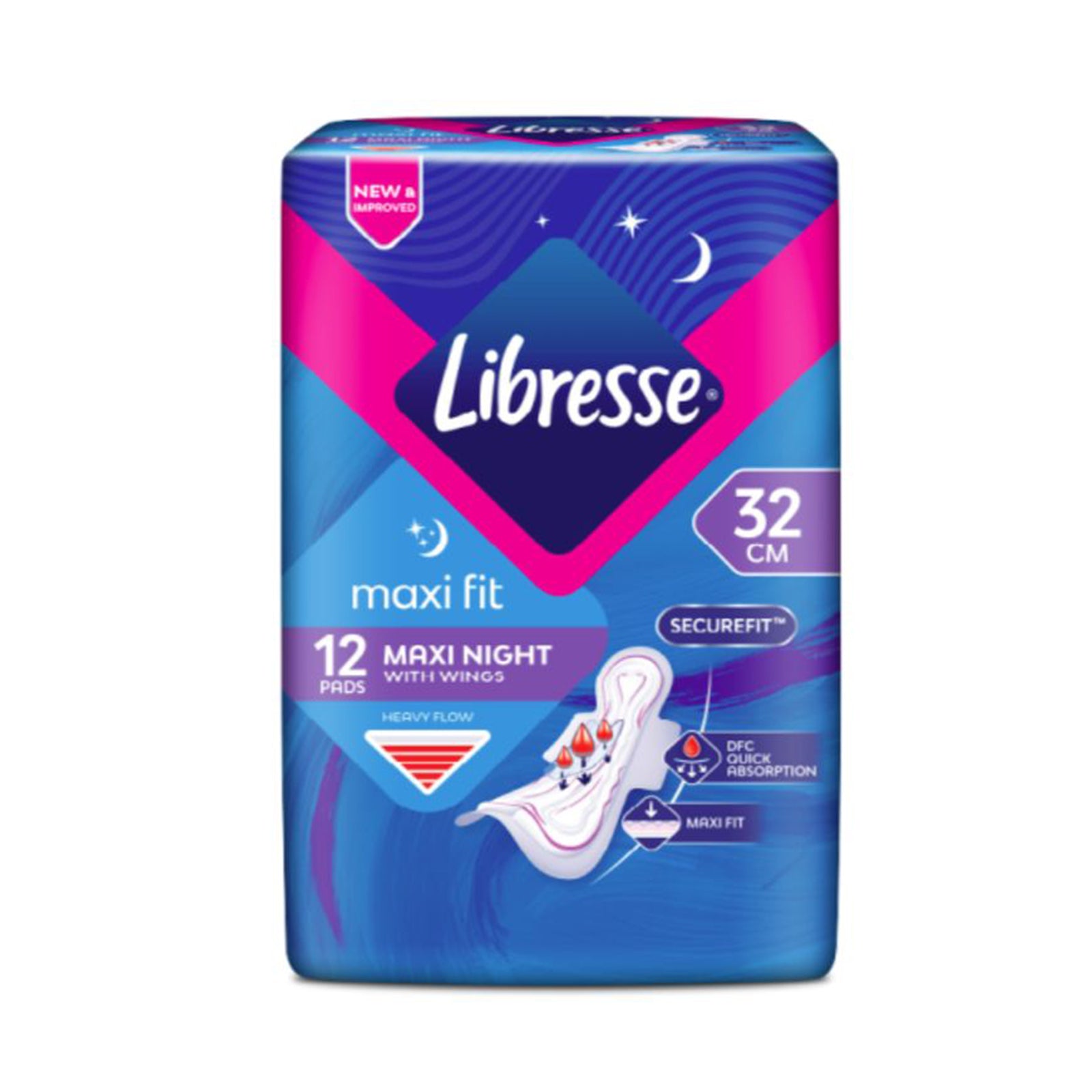 Libresse Maxi Night Wing Pad 12pcs/pack