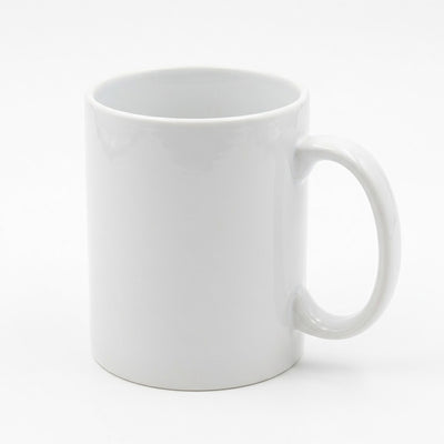 Porcelain Plain White Mug 1pack