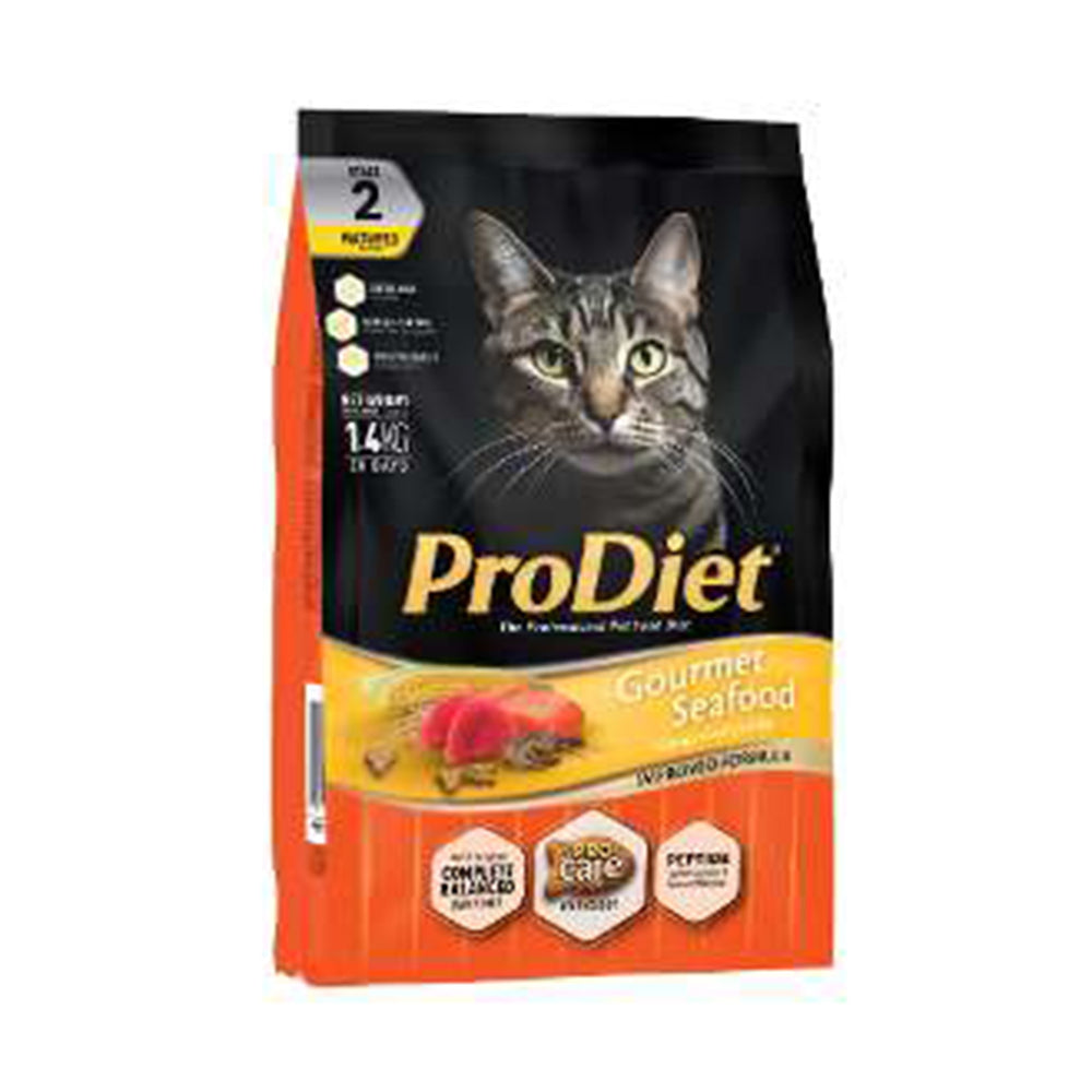 ProDiet Dry Cat Food Gourmet Seafood 1.5kg