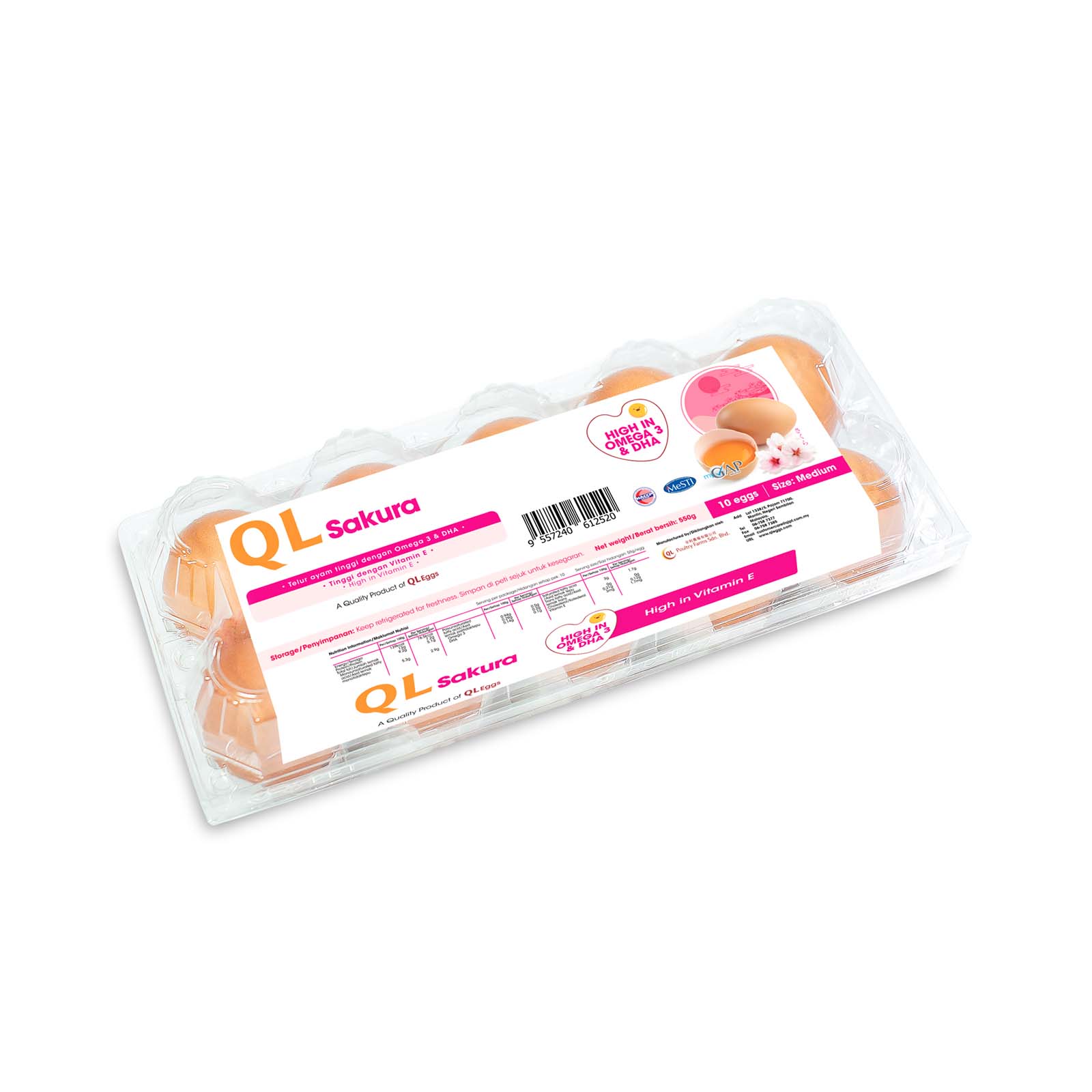 QL Sakura Fresh Eggs 10pcs/pack